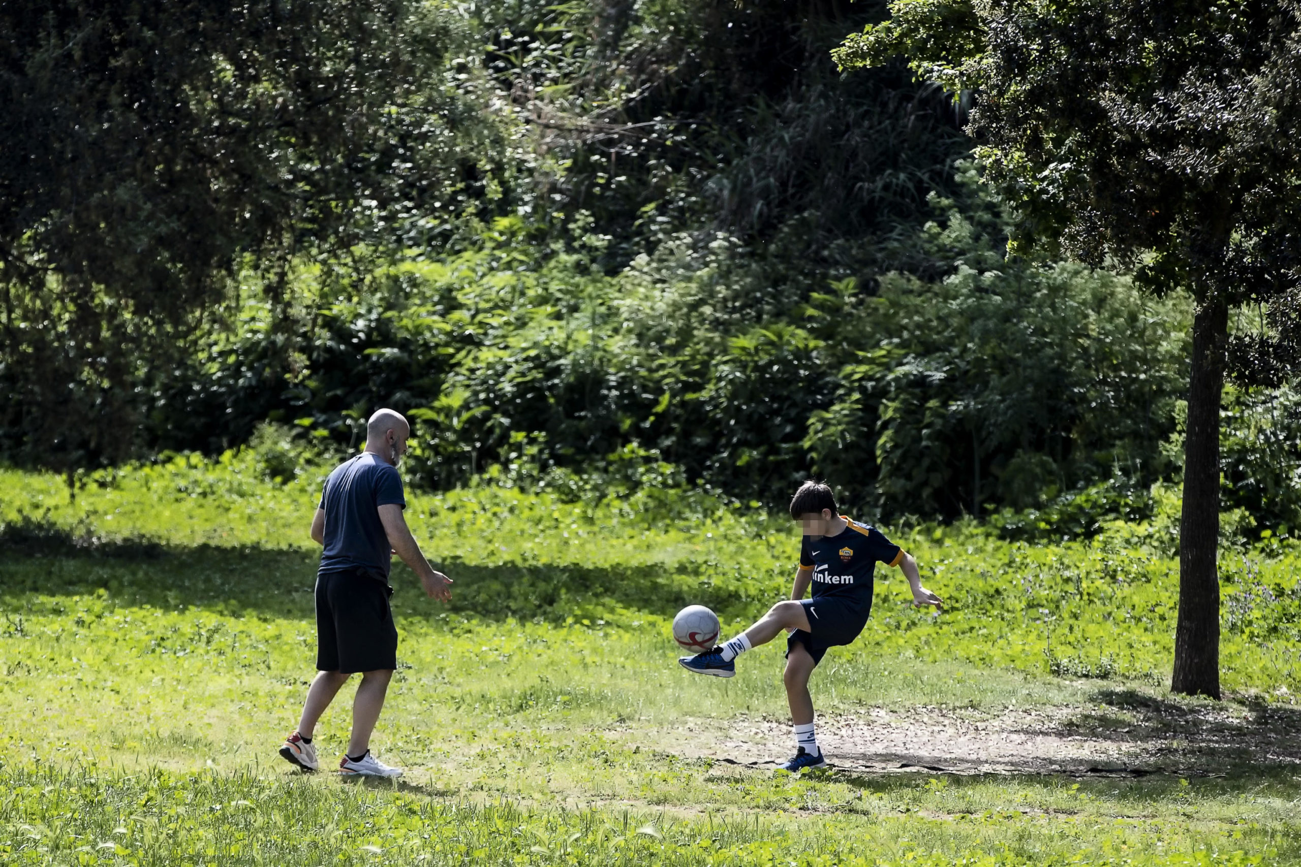 Si torna a praticare sport all'aperto a Villa Borghese