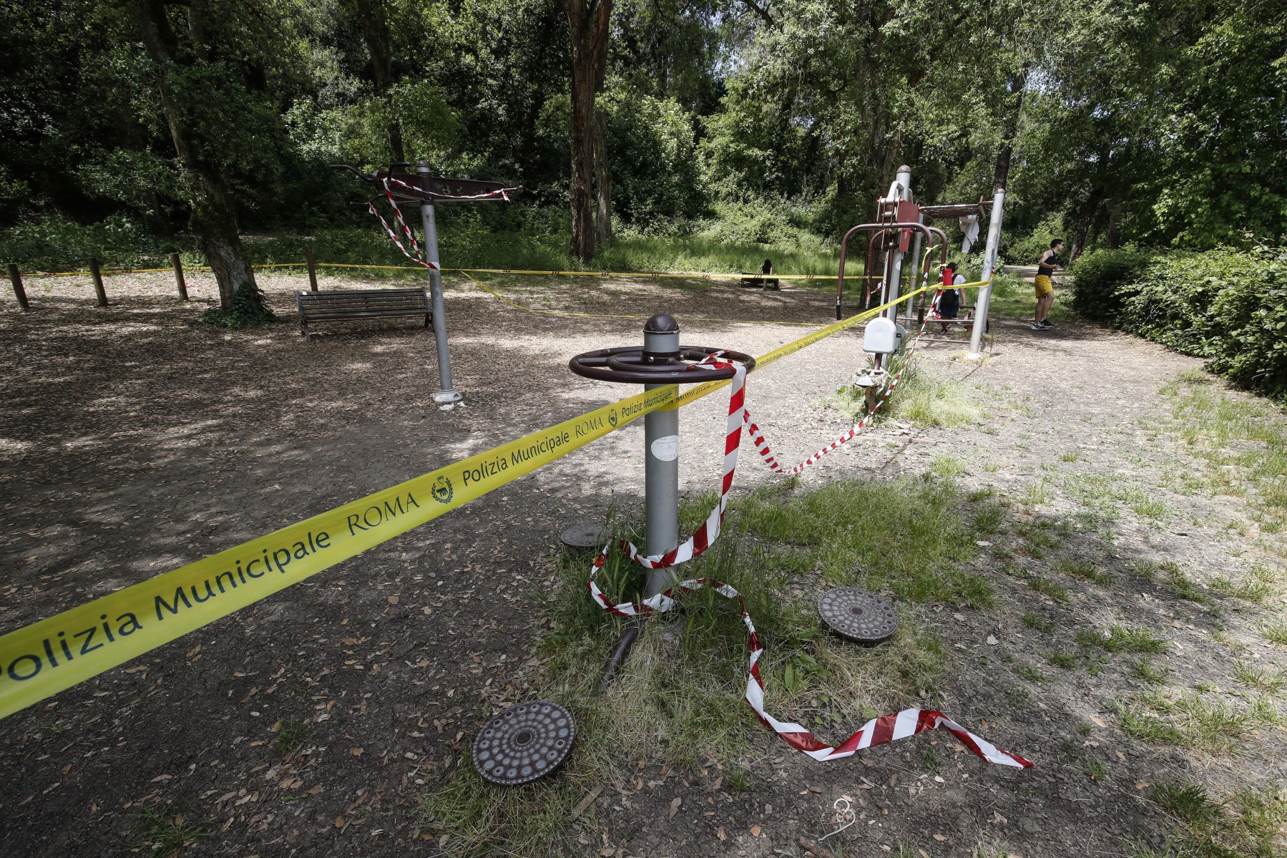 Alcune aree recintate per garantire la massima sicurezza