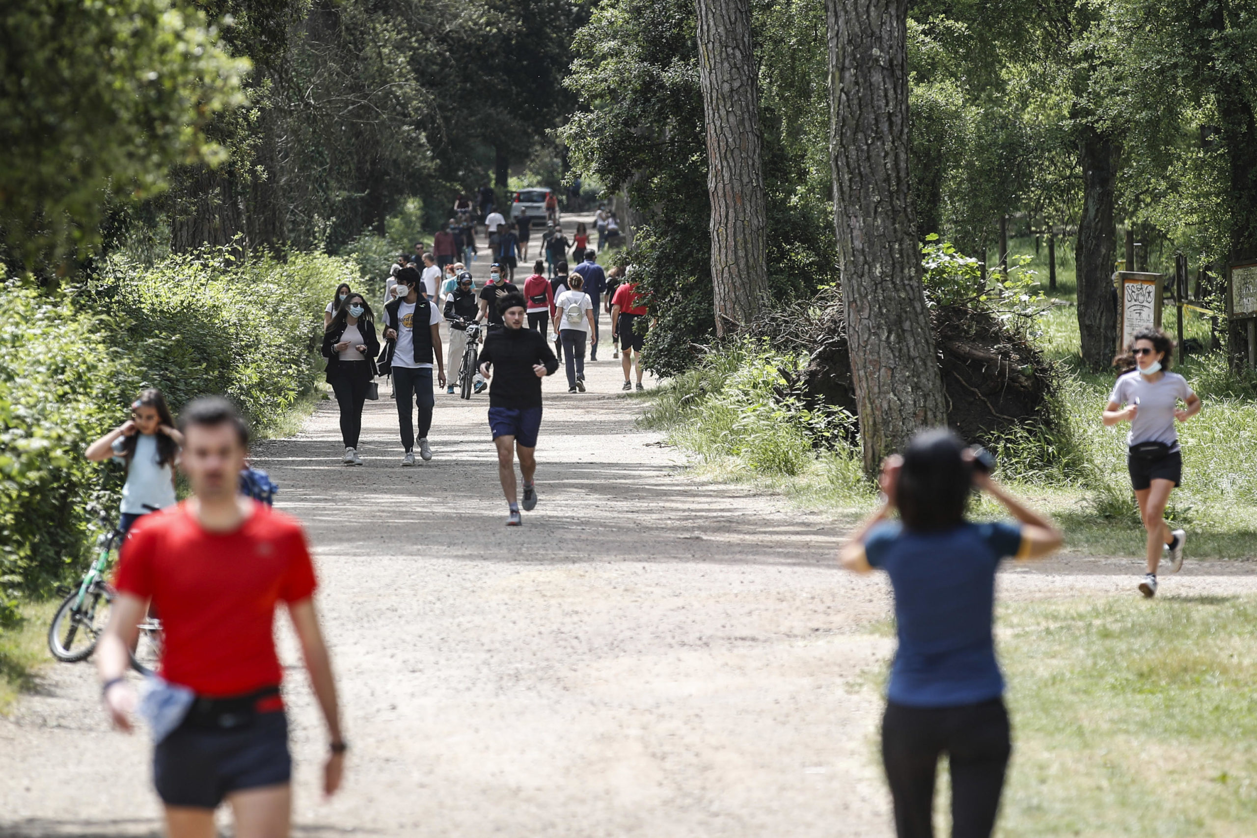 Parchi di nuovo accessibili per praticare sport