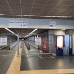 Ingresso sbarrato tra la fermata Piramide della metro B e la fermata Ostiense del treno Ingresso sbarrato tra la fermata Piramide della metro B e la fermata Ostiense del treno