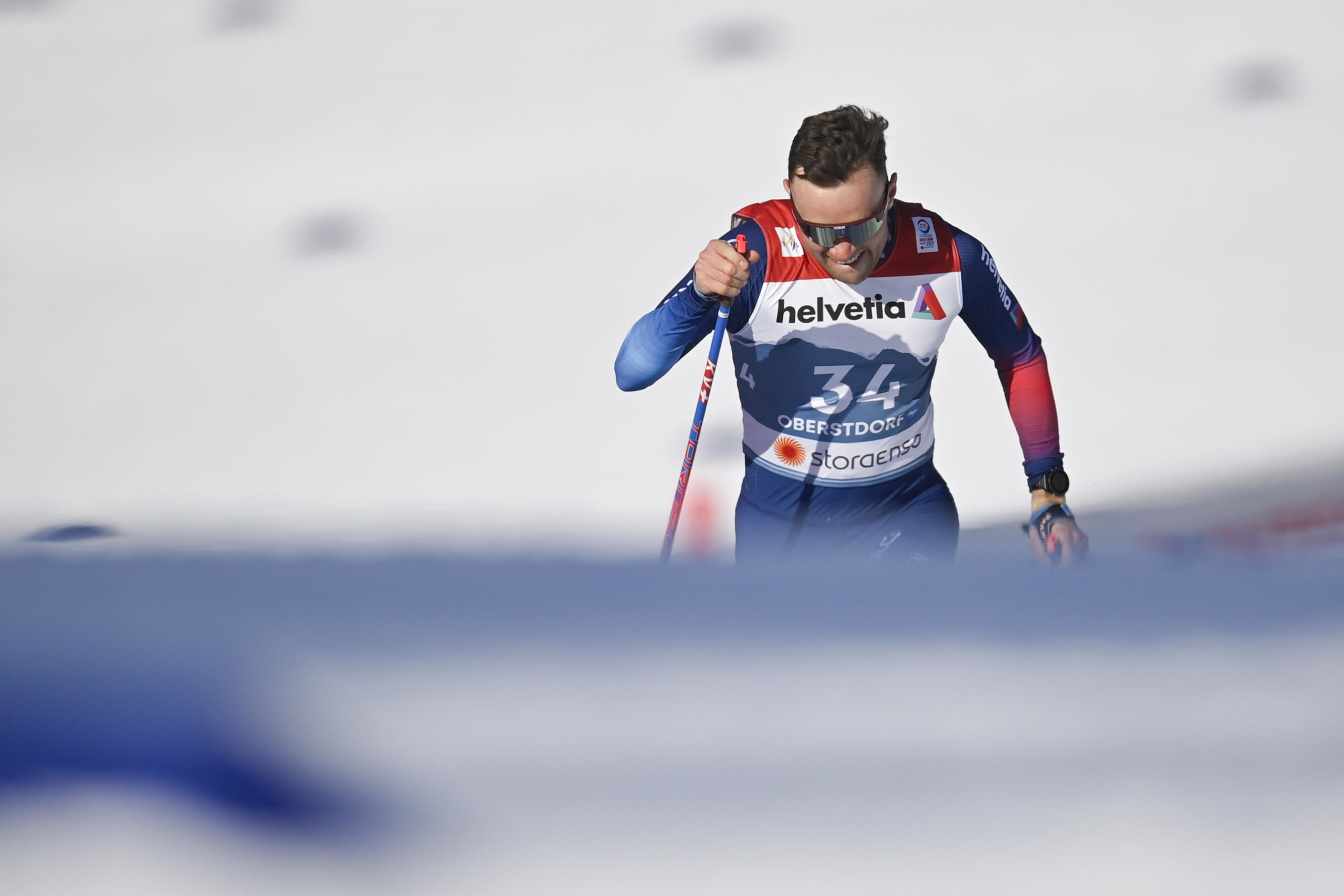 Lo svizzero Erwan Kaeser durante le qualificazioni