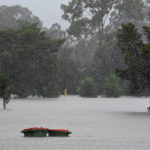 Pioggia torrenziale a Mudgeeraba, nella Gold Coast
