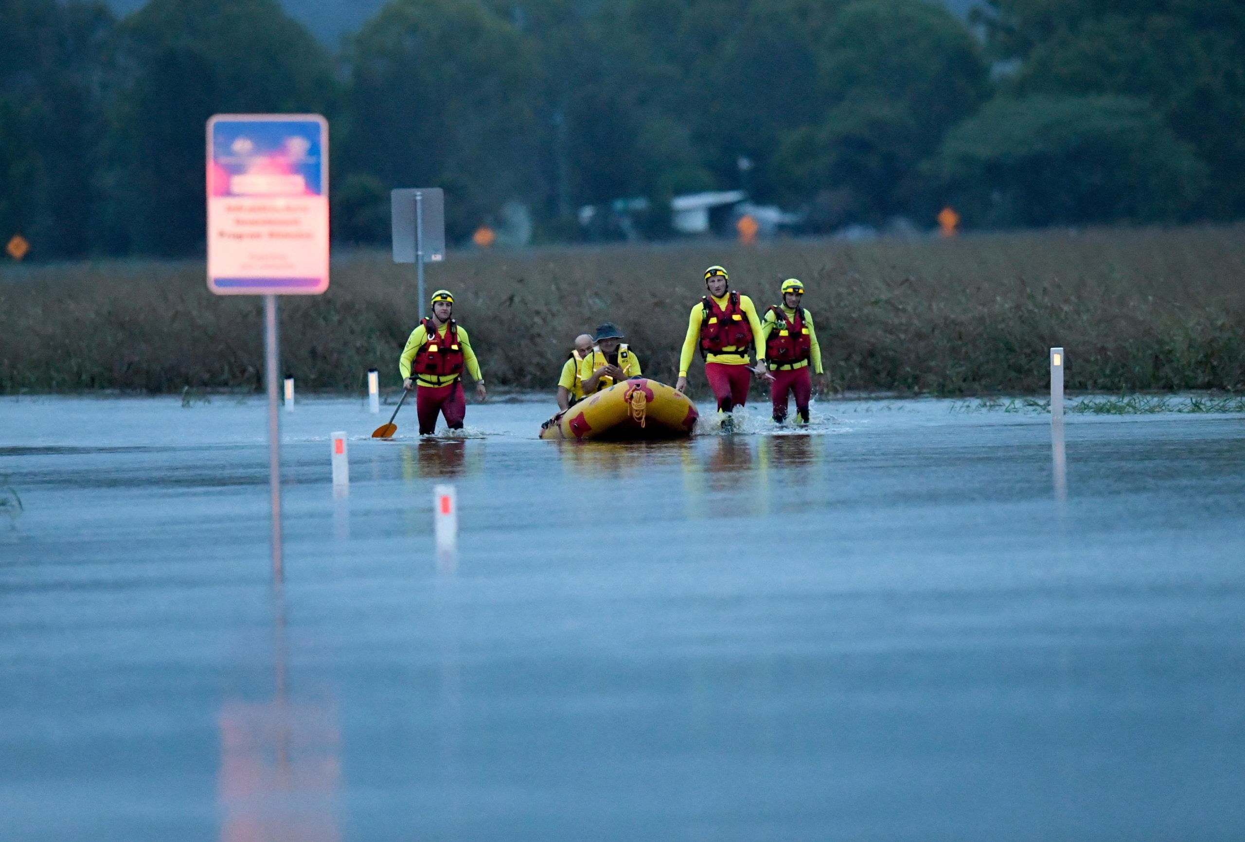 Ancora strade allagate a nord di Perth