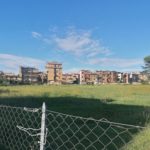 Un'area verde non sfruttata del quartiere