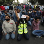 Gli scioperanti manifestano nella Capitale