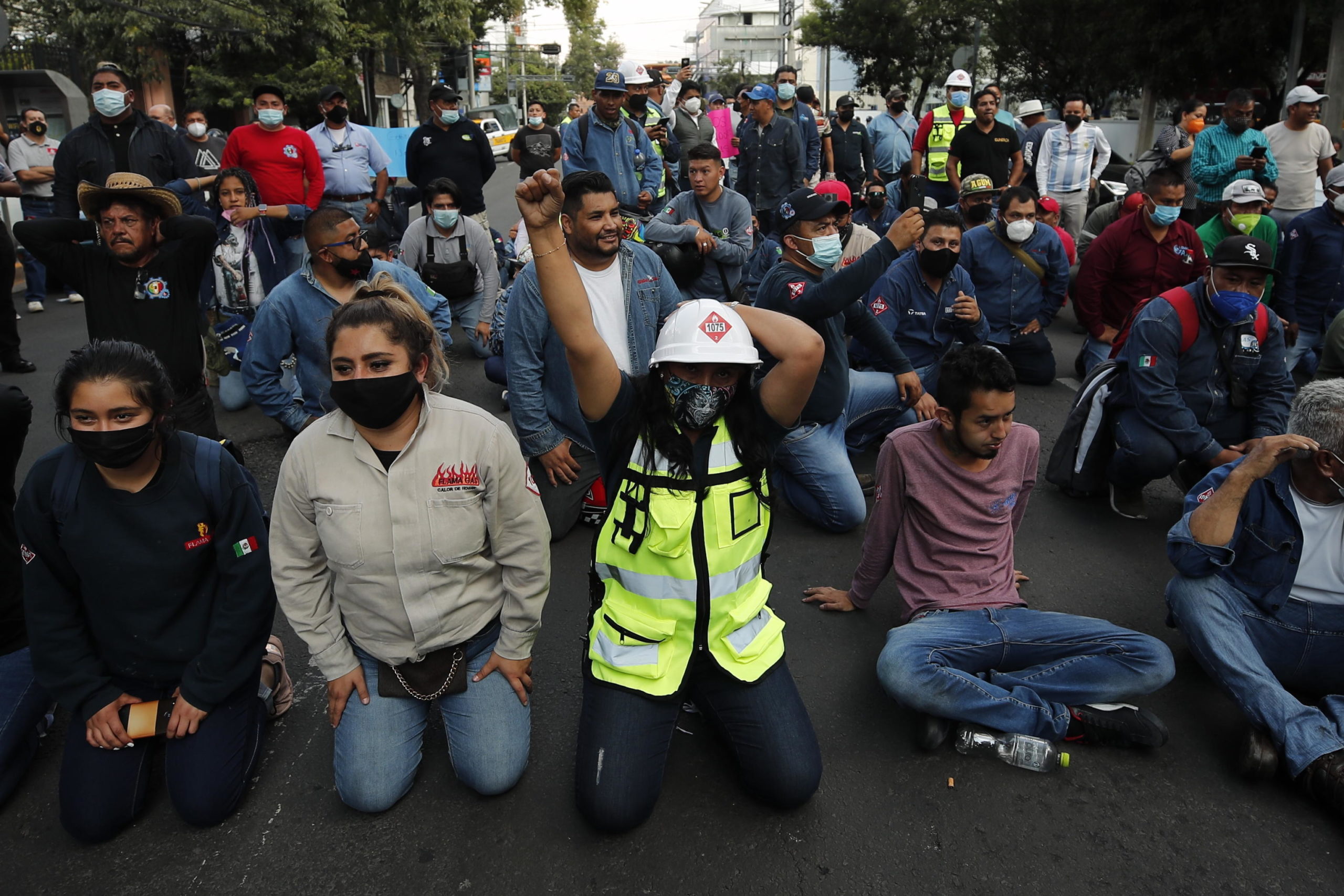 Gli scioperanti manifestano nella Capitale Gli scioperanti manifestano nella Capitale