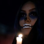 Donna vestita da Catrinas Donna vestita da Catrinas