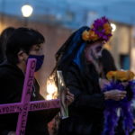 Donne messicane partecipano alla marcia a Saltillo Donne messicane partecipano alla marcia a Saltillo
