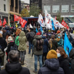 La manifestazione regionale del personale scolastico in piazza Beccaria a Milano
