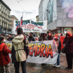 Il corteo degli studenti a Milano partito da piazza Cairoli Castello