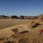 Ricky Brabec pronto ad affrontare una curva del tracciato