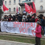 Gli studenti manifestano contro la "nuova" maturità a Perugia