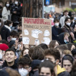 Maturità 2022: i ragazzi in protesta a Roma