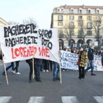 La protesta a Torino in ricordo del 18enne morto durante uno stage