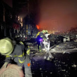 Le bombe russe colpiscono un centro commerciale nella Capitale ucraina Le bombe russe colpiscono un centro commerciale nella Capitale ucraina