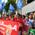 Le manifestazioni a favore di Lula