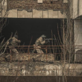 Il comandante delle Forze Unite delle Forze Armate dell'Ucraina Sergey Nayev in addestramento