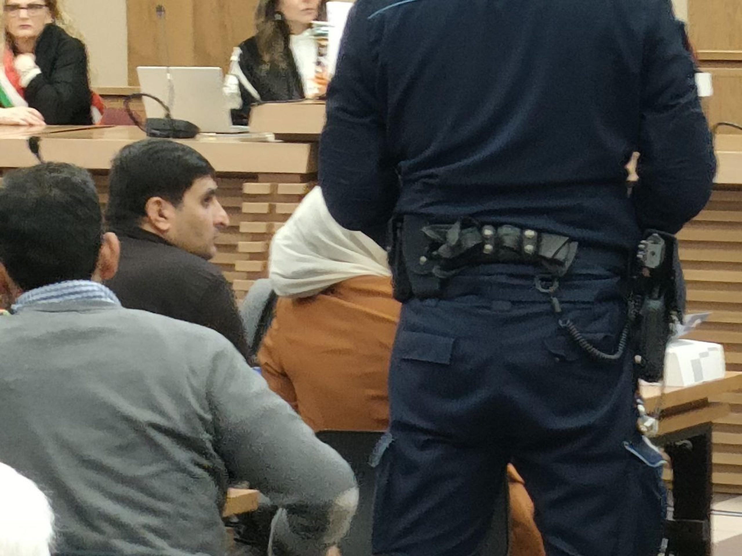 Numanhulaq Numanhulaq, cugino di Saman Abbas in Tribunale a Reggio Emilia per il processo