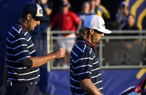 Scottie Scheffler e Sam Burns del Team US