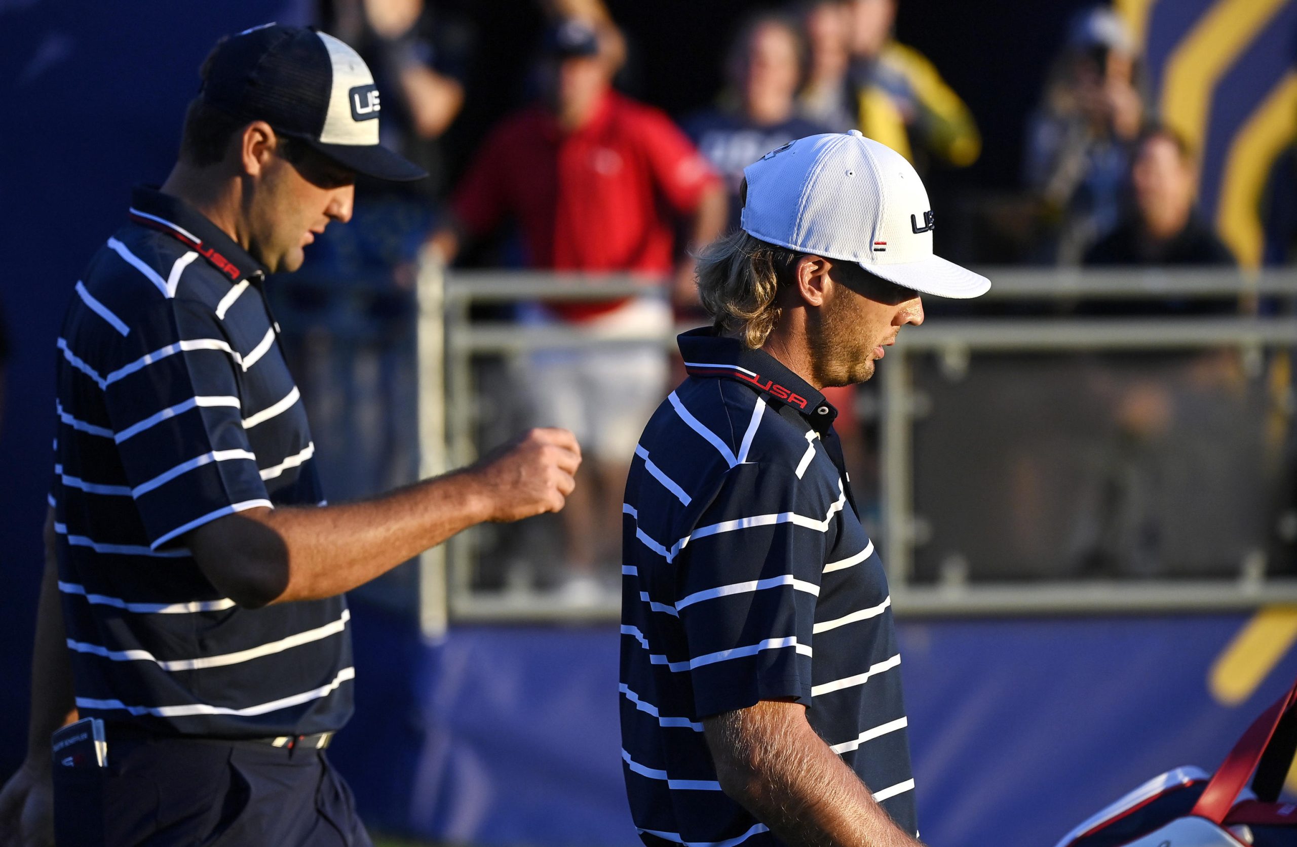 Scottie Scheffler e Sam Burns del Team US