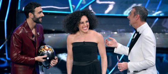 La sciatrice italiana Federica Brignone ospite al 74° Festival di Sanremo La sciatrice italiana Federica Brignone ospite al 74° Festival di Sanremo