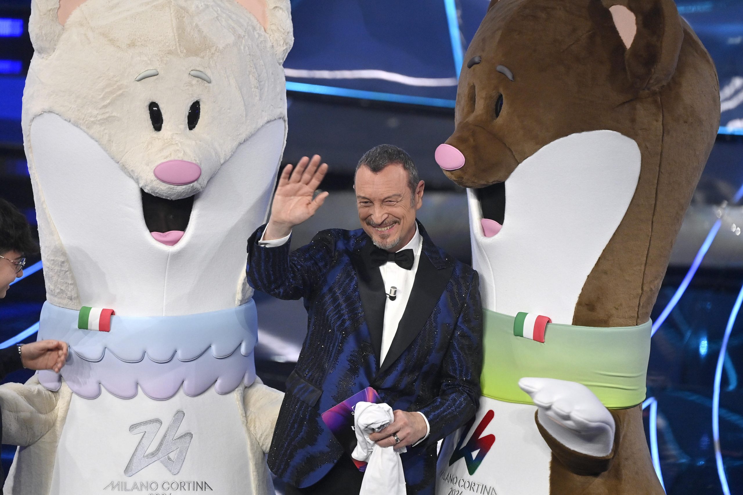 Presentate a Sanremo le mascotte delle Olimpiadi Invernali Milano-Cortina 2026