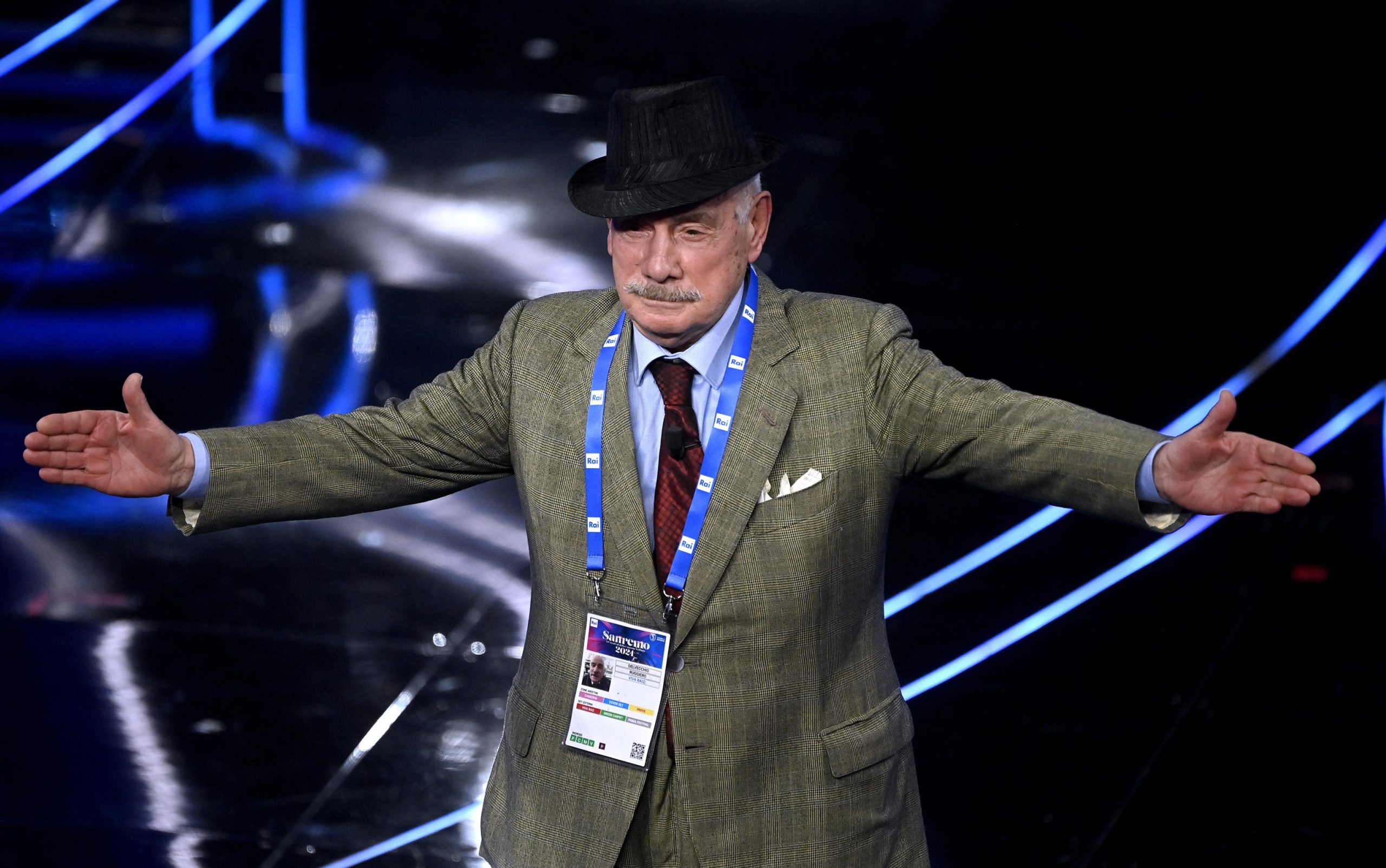 Il nonno simbolo di Viva Rai2 Ruggero Del Vecchio apre la seconda serata