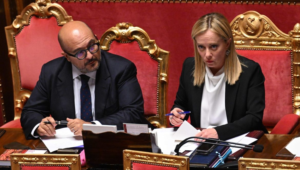 Meloni Sangiuliano sangiuliano boccia