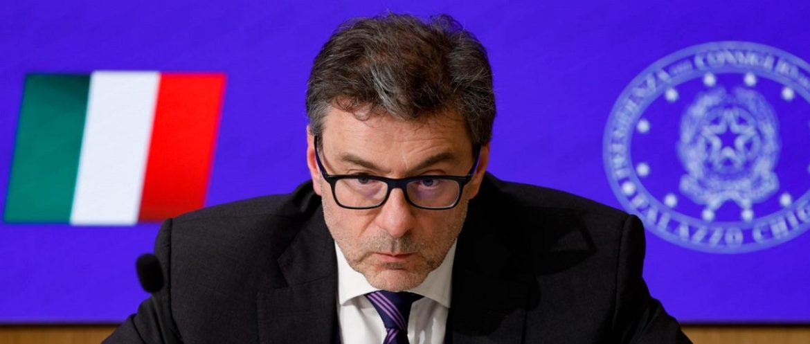 Il ministro degli Esteri Giancarlo Giorgetti. Foto Ansa