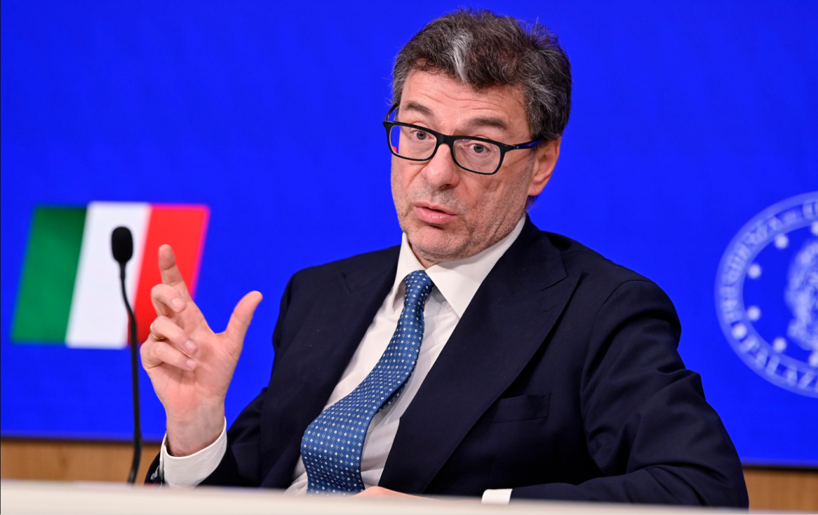 Il ministro dell'Economia, Giancarlo Giorgetti / foto Ansa