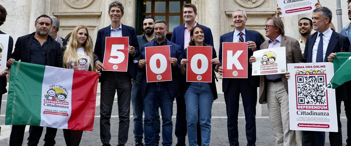 ++ Magi,referendum sulla cittadinanza raggiunge 500mila firme ++