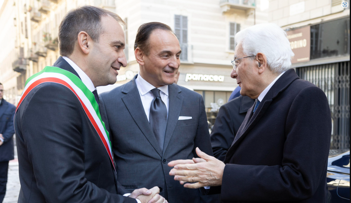 Sergio Mattarella a Torino