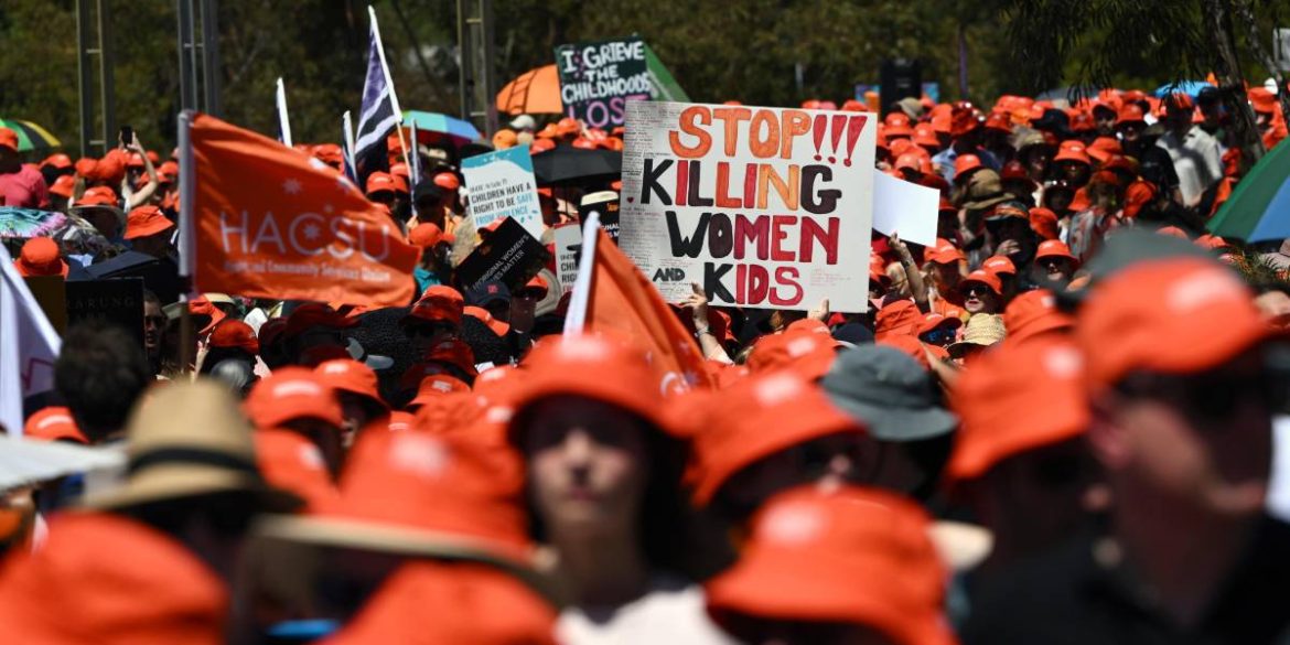 manifestazione contro la violenza sulle donne, Melbourne manifestazione contro la violenza sulle donne