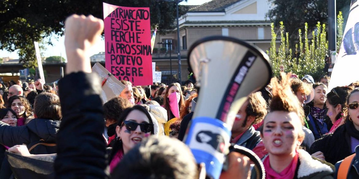 manifestazione contro la violenza sulle donne, Roma manifestazione contro la violenza sulle donne, Roma