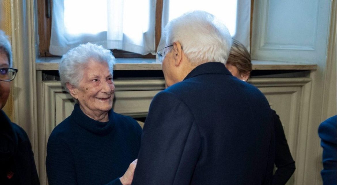 Licia Pinelli incontra Sergio Mattarella