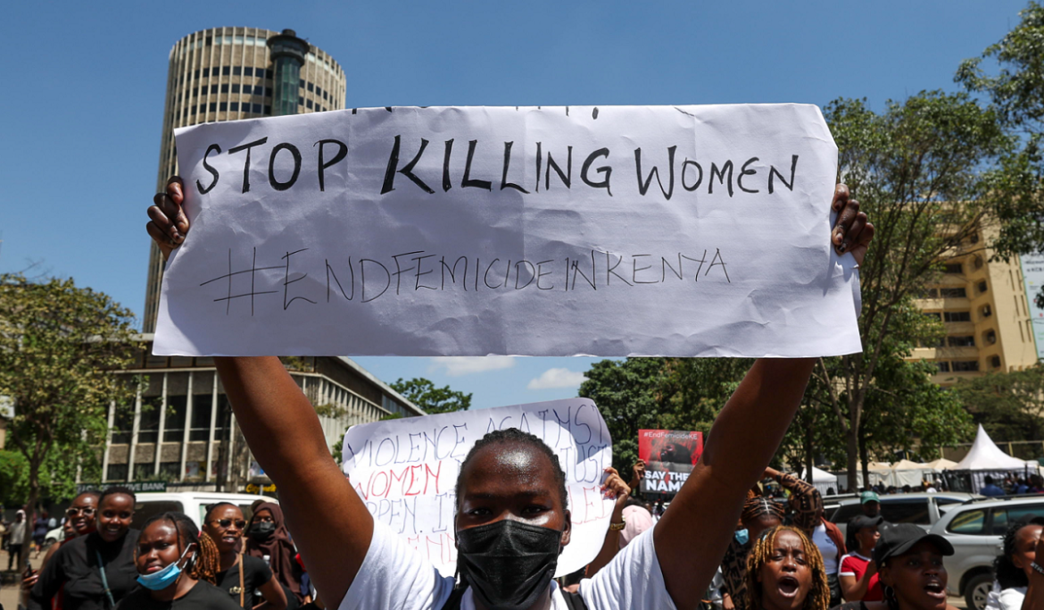 4 Manifestanti a Nairobi, Kenya