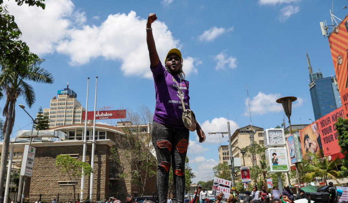 6 Manifestanti a Nairobi, Kenya