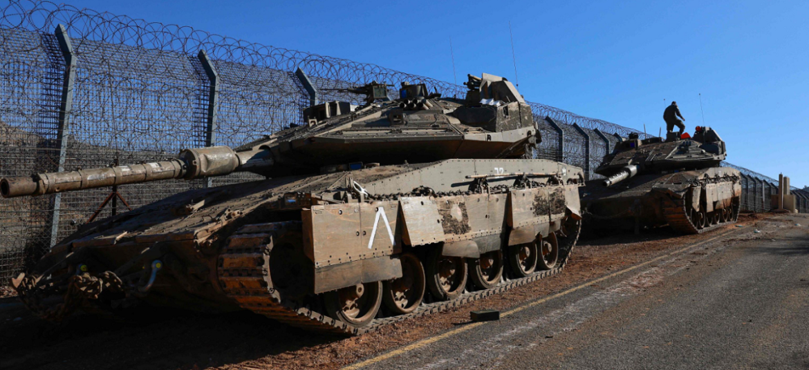 idf carriarmati israele siria