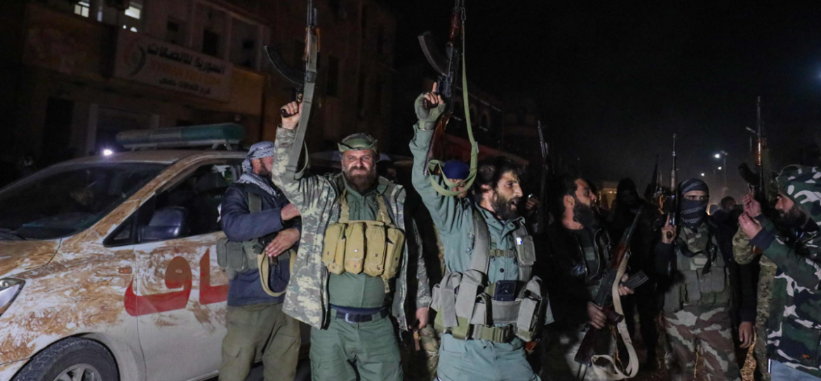 Ribelli festaggiano in Siria