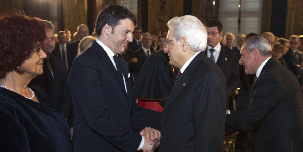 con renzi Mattarella 10 anni