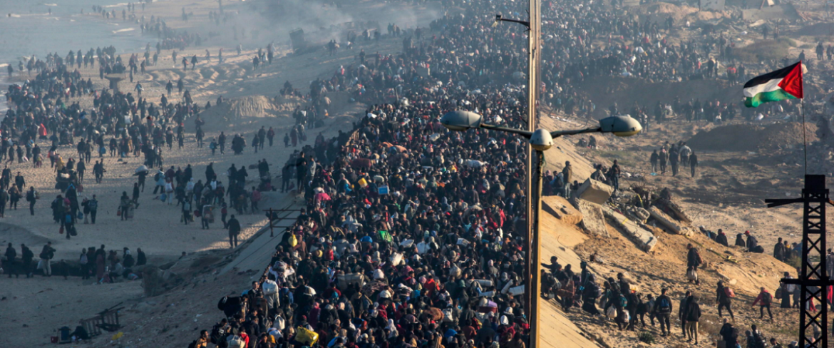 Corridoio Netzarim Migliaia di sfollati tornano a Gaza City attraverso il corridoio Netzarim
