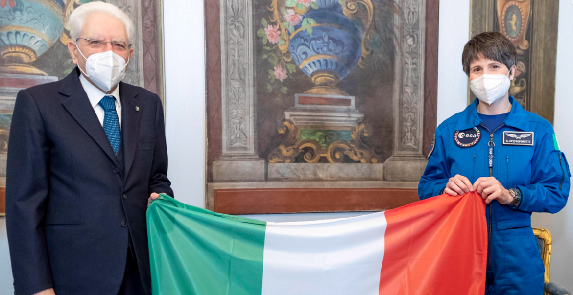 cristoforetti mattarella 10 anni