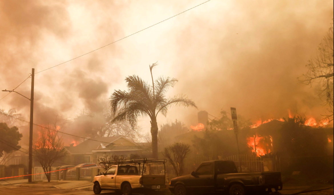strada los angeles incendi