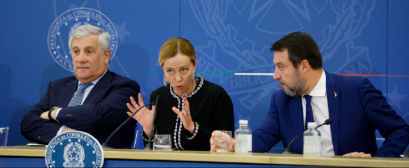 Meloni Tajani Salvini