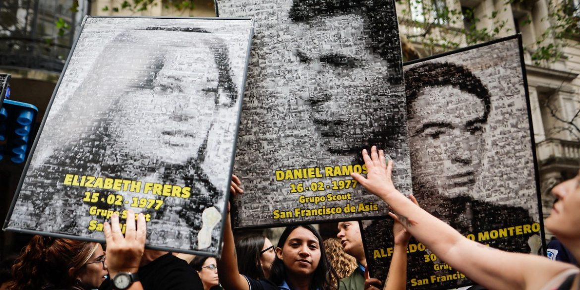 Hundreds march to commemorate Day of Memory for Truth and Justice in Buenos Aires