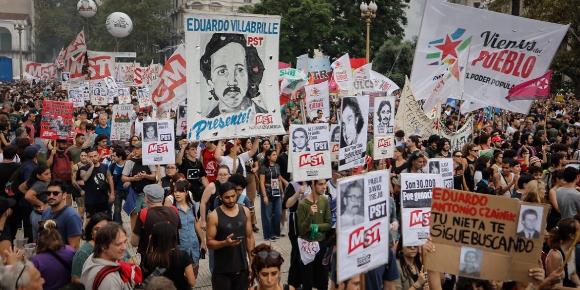 Hundreds march to commemorate Day of Memory for Truth and Justice in Buenos Aires