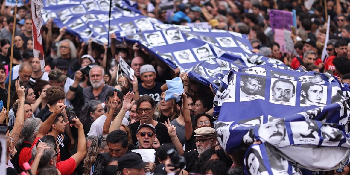 Hundreds march to commemorate Day of Memory for Truth and Justice in Buenos Aires