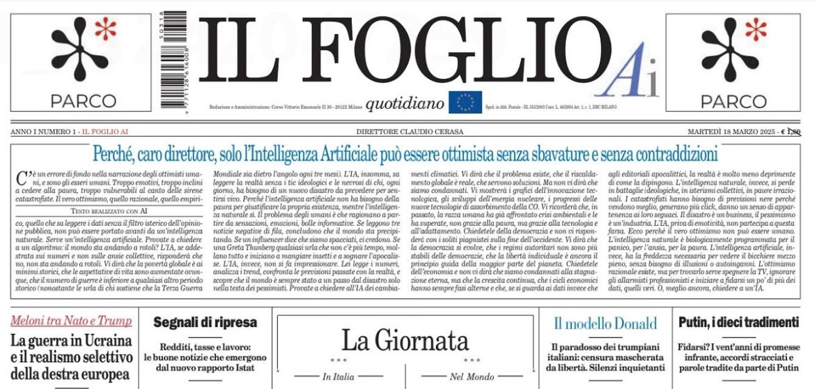 foglio ai