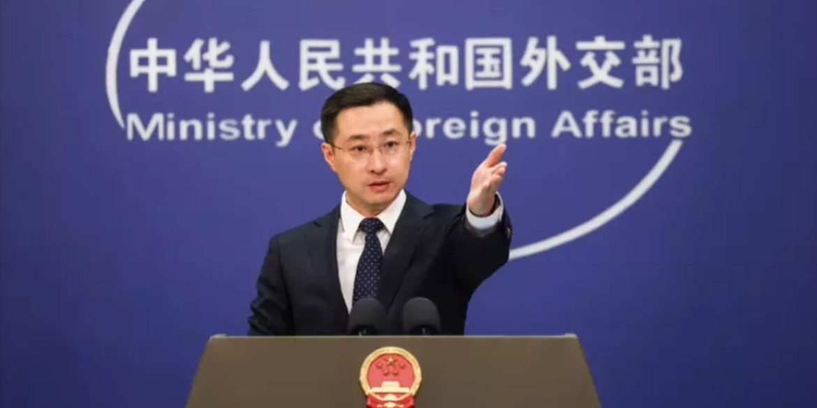 il portavoce del ministero degli Esteri, Lin Jian