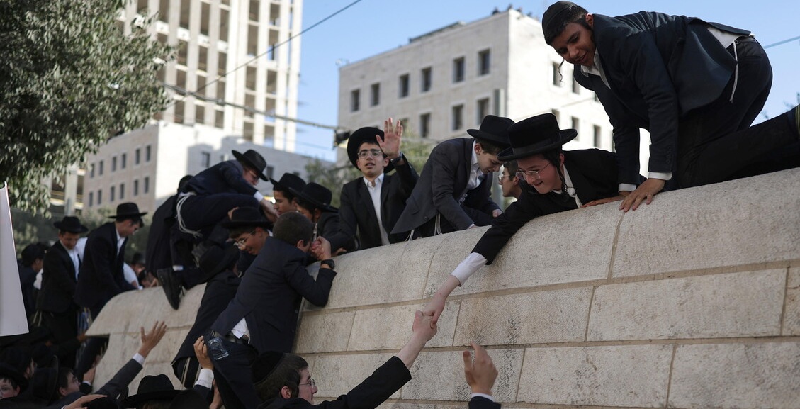 Proteste ortodossi Gerusalemme Gaza